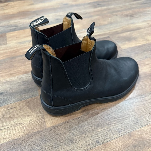 Blundstone Boots Men’s 9.5 AU 10.5 US Black Leather Chelsea Slip On - Picture 4 of 8